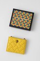 Usnjena denarnica Kurt Geiger London KENSINGTON rumena 4198793109