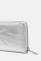The Kooples portofel de piele AFPM30001K argintiu SS25