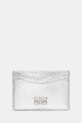 GANNI etui na karty Bou Card Holder Planet friendly srebrny A6596