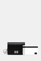 GANNI portfel Flap Card Holder Strass A6395 czarny