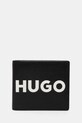 Кожаный кошелек HUGO кожа чёрный 50536039