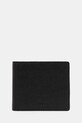 Δερμάτινο πορτοφόλι HUGO λείο δέρμα μαύρο 50536046