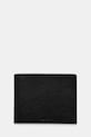 Kožni novčanik HUGO bez uzorka crna 50536054