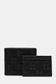HUGO portfel i etui na karty skórzane skóra licowa czarny 50536041