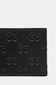 HUGO portfel i etui na karty skórzane 50536041 czarny SS25