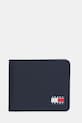 Tommy Jeans portfel skóra licowa granatowy AM0AM13371