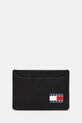 Tommy Jeans etui na karty Planet friendly czarny AM0AM13388