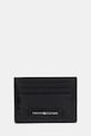 Tommy Hilfiger bőr kártya tok kártyatartó fekete AM0AM13026