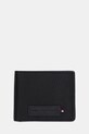 Kožni novčanik Tommy Hilfiger bez uzorka crna AM0AM13031