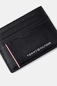 Δερμάτινη θήκη για κάρτες Tommy Hilfiger σκούρο μπλε AM0AM13041