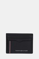 Kožni etui za kartice Tommy Hilfiger etui za kartice crna AM0AM13041
