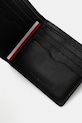 Kožená peněženka Tommy Hilfiger AM0AM13042 černá SS25