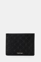 Кожаный кошелек Calvin Klein кожа чёрный K50K512684