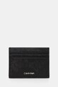 Calvin Klein carcasă din piele husă de card negru K50K512701