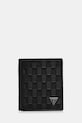 Guess portafoglio in pelle MADRID semplice nero SMMADL.LEA22