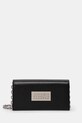 Шкіряна сумка MM6 Maison Margiela аплікація чорний SB5ZI0014
