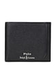 Kožená peňaženka Polo Ralph Lauren usňová koža čierna 405963224