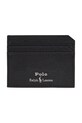 Кожаный кошелек Polo Ralph Lauren кожа чёрный 405963226