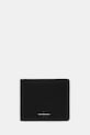 Peněženka Calvin Klein Jeans přírodní kůže černá K50K513179