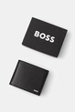 BOSS portfel skórzany czarny 50546139