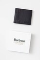 Кожаный кошелек Barbour Lossie Leather Billfold Wallet тёмно-синий MLG0071