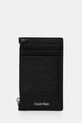 Кожаный кошелек Calvin Klein кожа чёрный K50K512848