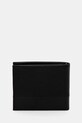 Akcesoria Calvin Klein portfel skórzany K50K512858 czarny