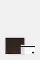 Kožená peněženka Calvin Klein K50K512923 hnědá