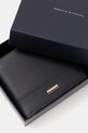 Шкіряний гаманець Tommy Hilfiger темно-синій AM0AM13246