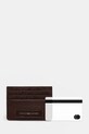 Tommy Hilfiger card holder din piele AM0AM13250 maro