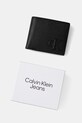 Kožená peněženka Calvin Klein Jeans černá LV04G1022G