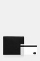 Calvin Klein Jeans portafoglio in pelle LV04G1022G nero