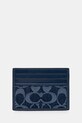 Coach carcasa din piele husă de card bleumarin CAS29
