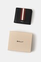 Шкіряний гаманець Bally чорний MLW03F