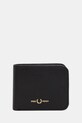 Fred Perry leather wallet plain black L9264.102