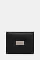 Kožená peněženka MM6 Maison Margiela přírodní kůže černá SA5UI0015.P7258