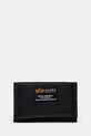 Alpha Industries pénztárca Crew Wallet II sima fekete 146940