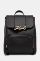 Кожена раница Karl Lagerfeld елегантен черен A1W30019