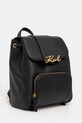 Кожена раница Karl Lagerfeld A1W30019 черен SS25