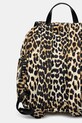 Doplňky Batoh GANNI Bucky Backpack Nylon Print A6527 hnědá