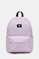 Vans plecak Old Skool Grom Check Backpack mieści A4 różowy VN000J3KD3X1