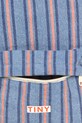 Tinycottons gyerek hátizsák STRIPES DENIM BACKPACK kék SS25.398