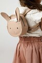Παιδικό δερμάτινο σακίδιο Donsje Stelloux Backpack Bride λείο δέρμα μπεζ 5521201