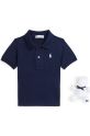 Polo Ralph Lauren polo bambino semplice blu navy 320940294001