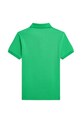 Детское хлопковое поло Polo Ralph Lauren 323708857182 зелёный SS25