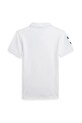 Детское хлопковое поло Polo Ralph Lauren 323708861112 белый SS25