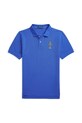 Детское хлопковое поло Polo Ralph Lauren хлопок голубой 323952585002