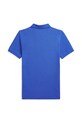 Детское хлопковое поло Polo Ralph Lauren 323952585002 голубой SS25