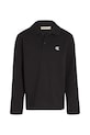 Calvin Klein Jeans polo dziecięce 0 IB0IB02421.PPYA czarny SS25