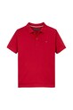 Детское хлопковое поло Tommy Hilfiger KB0KB09333.128.176.PPYA красный SS25
